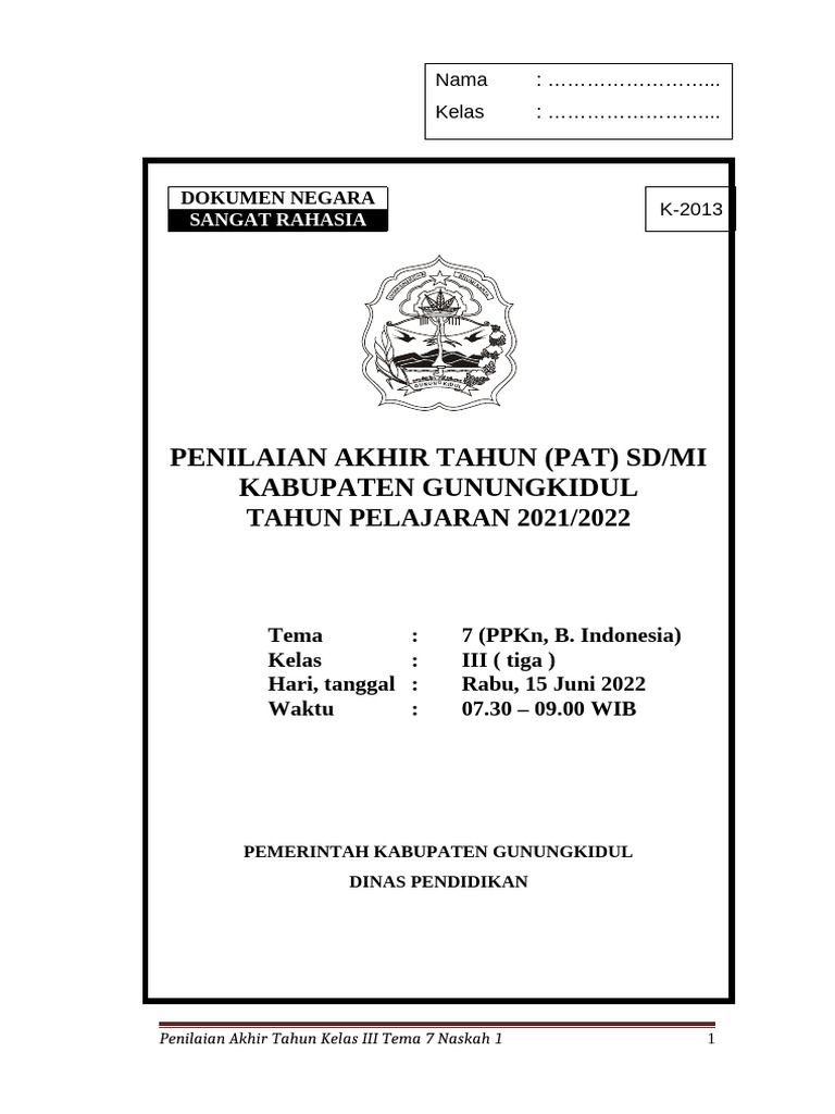 Akhirnya Terungkap 3 Fakta Soal PAT Tema 7 Kelas 3 yang Selama Ini Salah Akhirnya Terungkap 3 Fakta Soal PAT Tema 7 Kelas 3 yang Selama Ini Salah