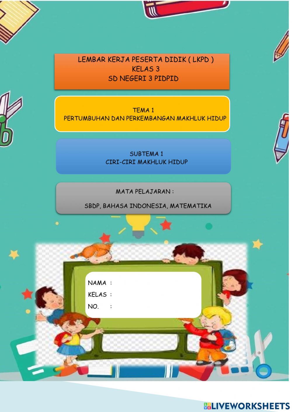 Membangun Pemahaman Mendalam Latihan Soal Kelas 4 Tema 3 Subtema 1 2