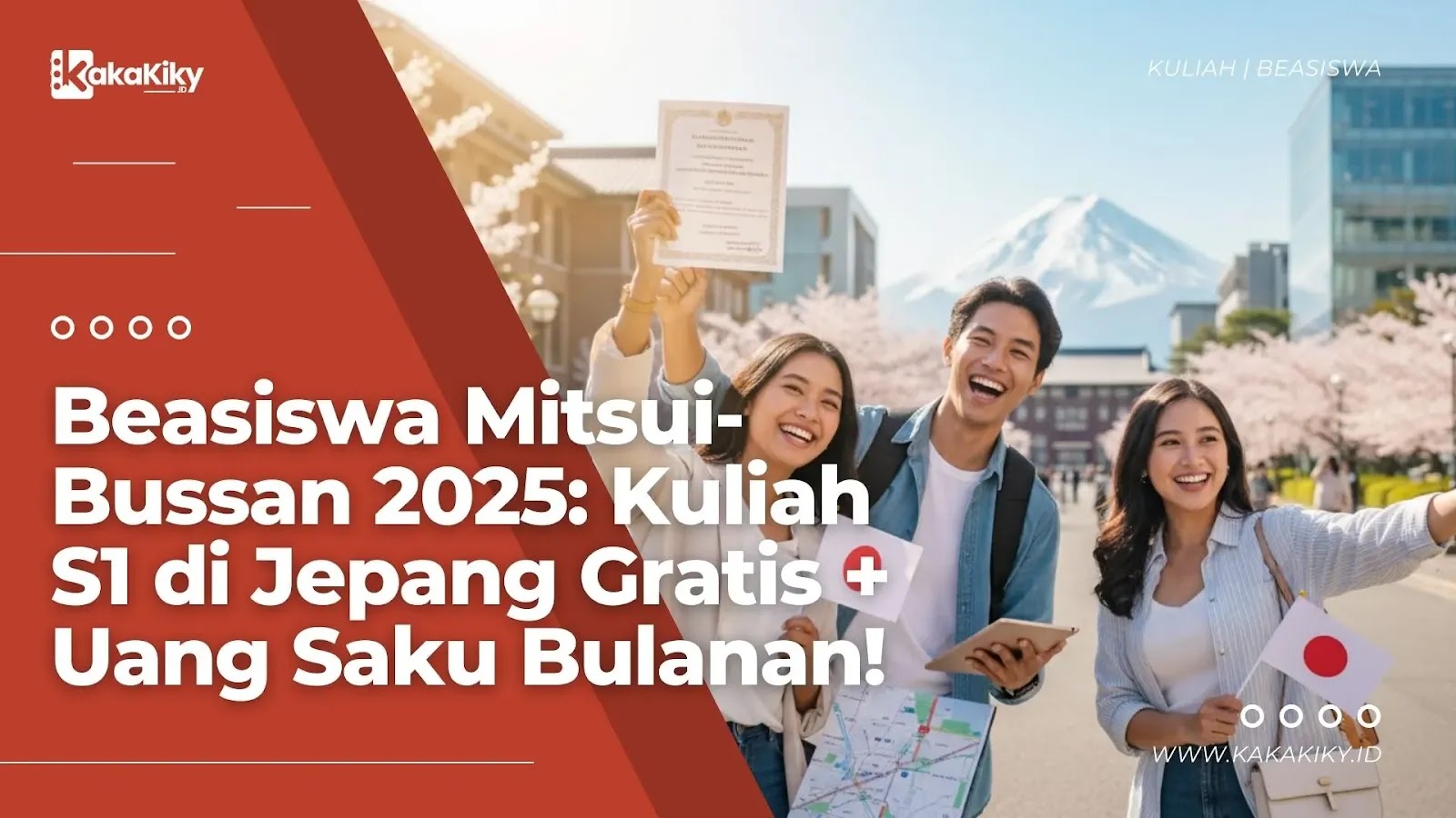 Beasiswa Mitsui-Bussan 2025 Kuliah S1 di Jepang Gratis Uang Saku