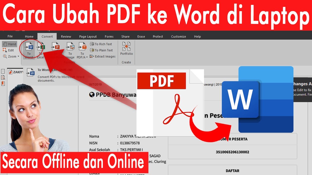 Orang Tua Harus Tahu! Cara Mengubah Format PDF ke Word Online untuk SPMB 2026