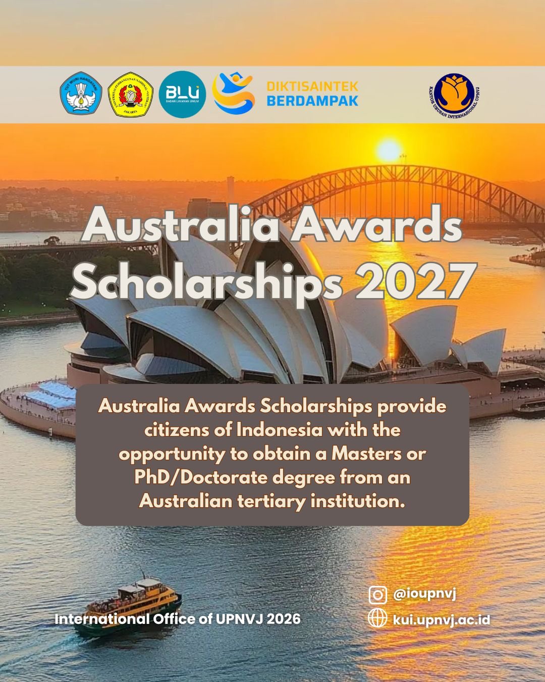 Peluang Studi di Australia melalui Beasiswa Australian Awards Peluang Studi di Australia melalui Beasiswa Australian Awards