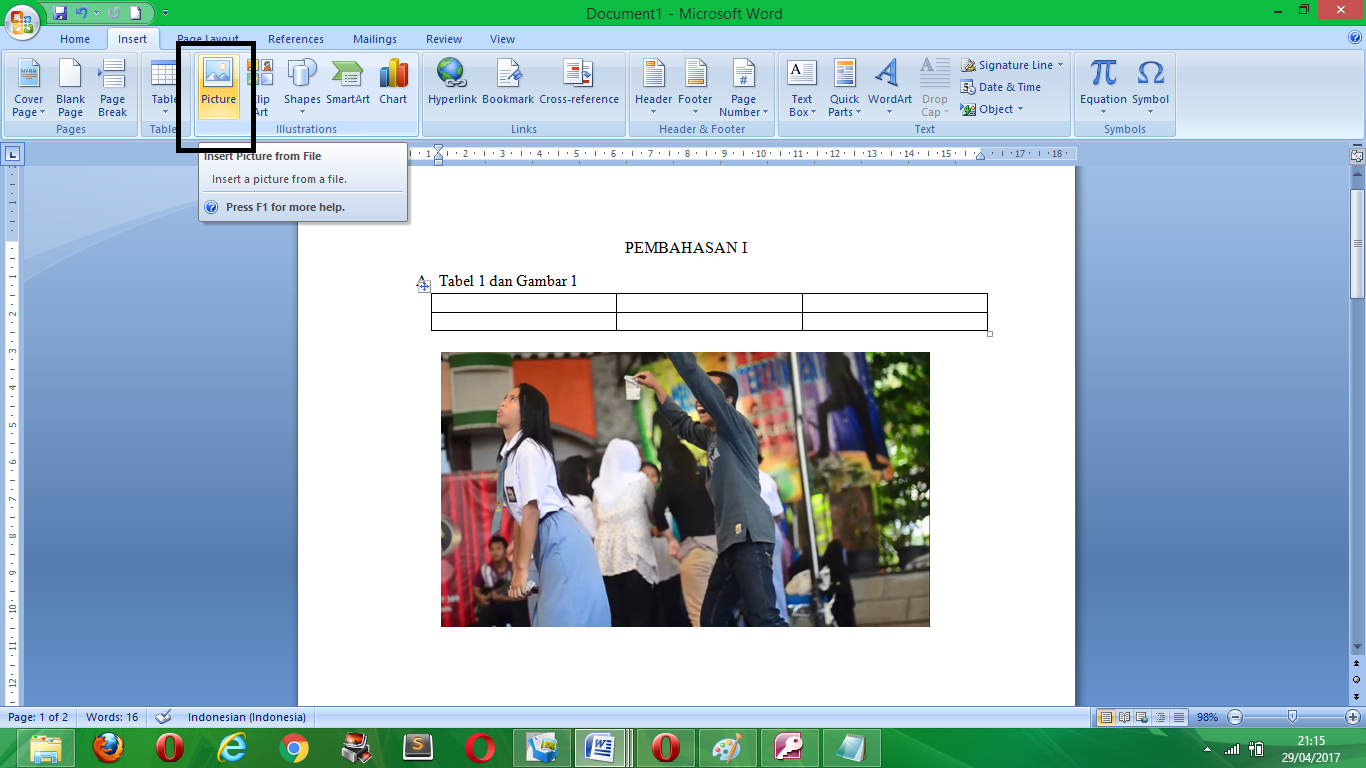 Asep Sunandar Cara Membuat Tabel dan Gambar Otomatis di Ms Word Asep Sunandar Cara Membuat Tabel dan Gambar Otomatis di Ms Word
