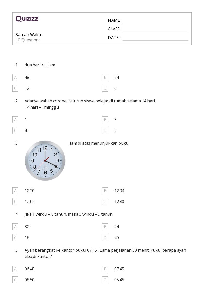 7 Rahasia Materi dan Contoh Soal tentang Times untuk SD Kelas 4 yang Terbukti Ampuh