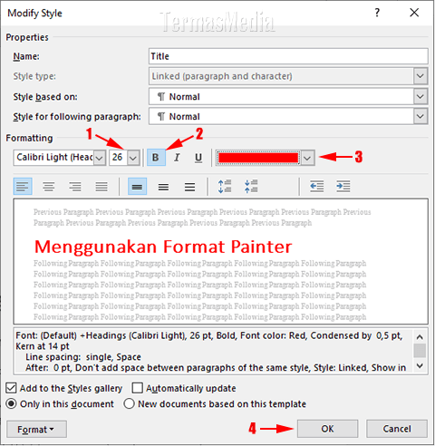 Memformat Teks Dengan Fitur Styles Di Microsoft Word