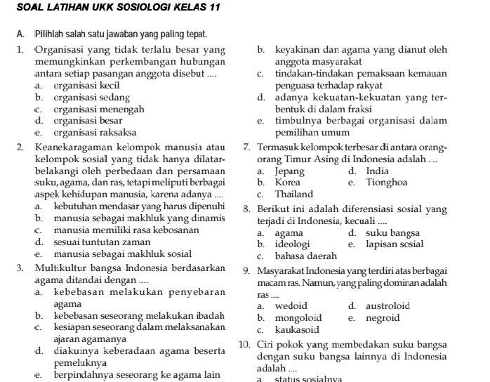 Contoh Soal dengan Jawaban Essay PKN Semester 1 Kelas 11: 7 Materi Wajib yang Sering Muncul di Ujian 2026