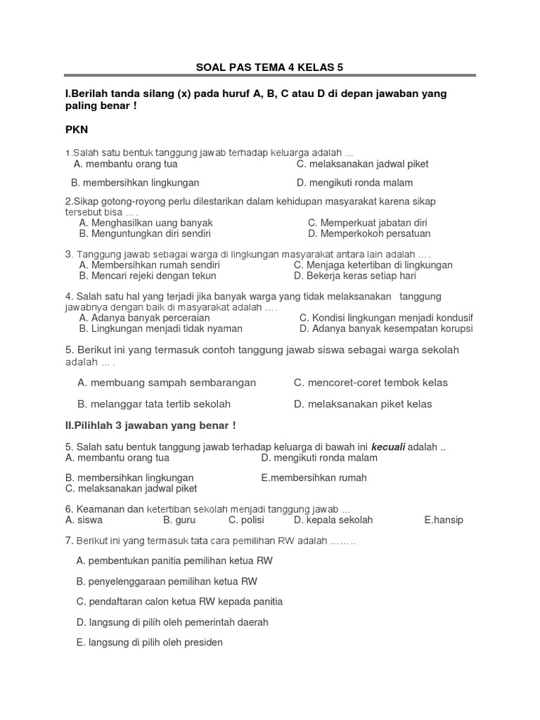 Master Soal Tema 4 Kelas 5 Ternyata Punya Trik Rahasia Ini Agar Nilai Anak Naik Drastis Di 2026