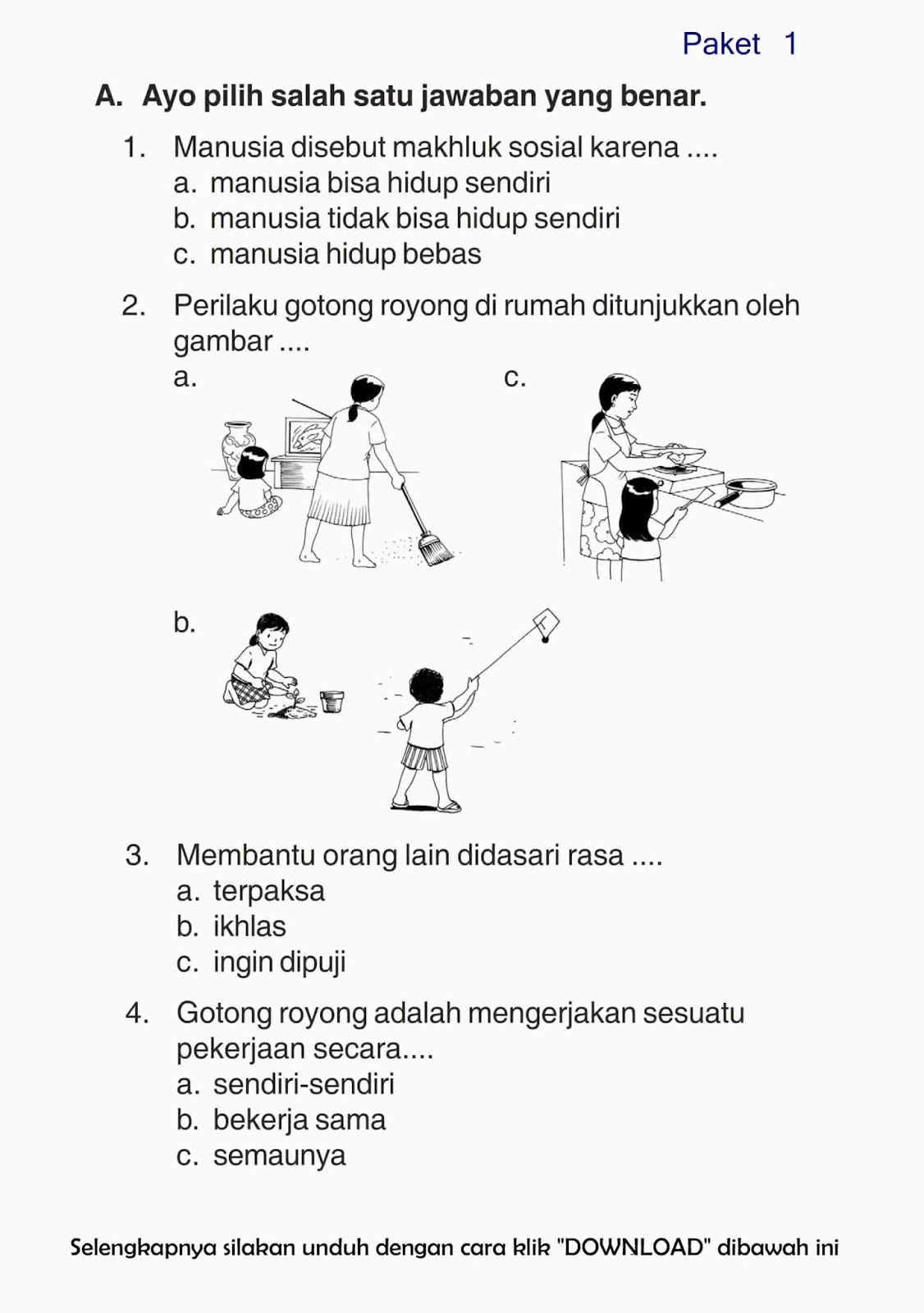 Contoh Soal Kelas 1 Panduan Lengkap Belajar Latihan Contoh Soal Kelas 1 Panduan Lengkap Belajar Latihan