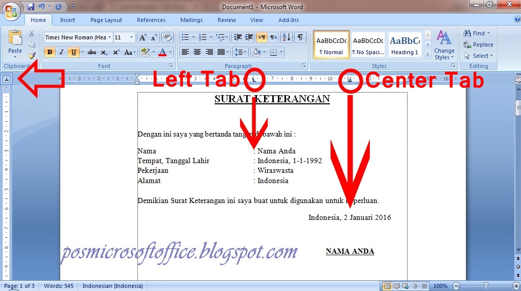 Rahasia 5 Langkah Praktis Cara Mengubah Tab pada Microsoft Word Sebelum Dokumen Hilang