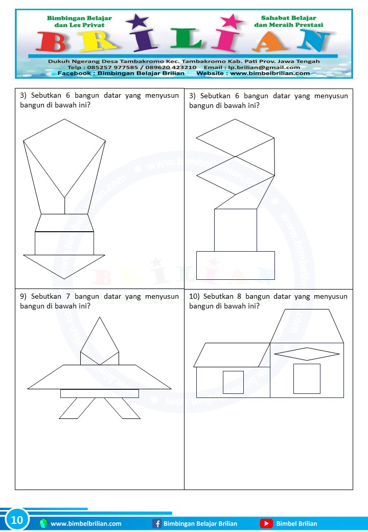 Rahasia Nilai Sempurna dengan Latihan Soal Matematika Kelas 4 Semester 1 Bangun Datar Rahasia Nilai Sempurna dengan Latihan Soal Matematika Kelas 4 Semester 1 Bangun Datar