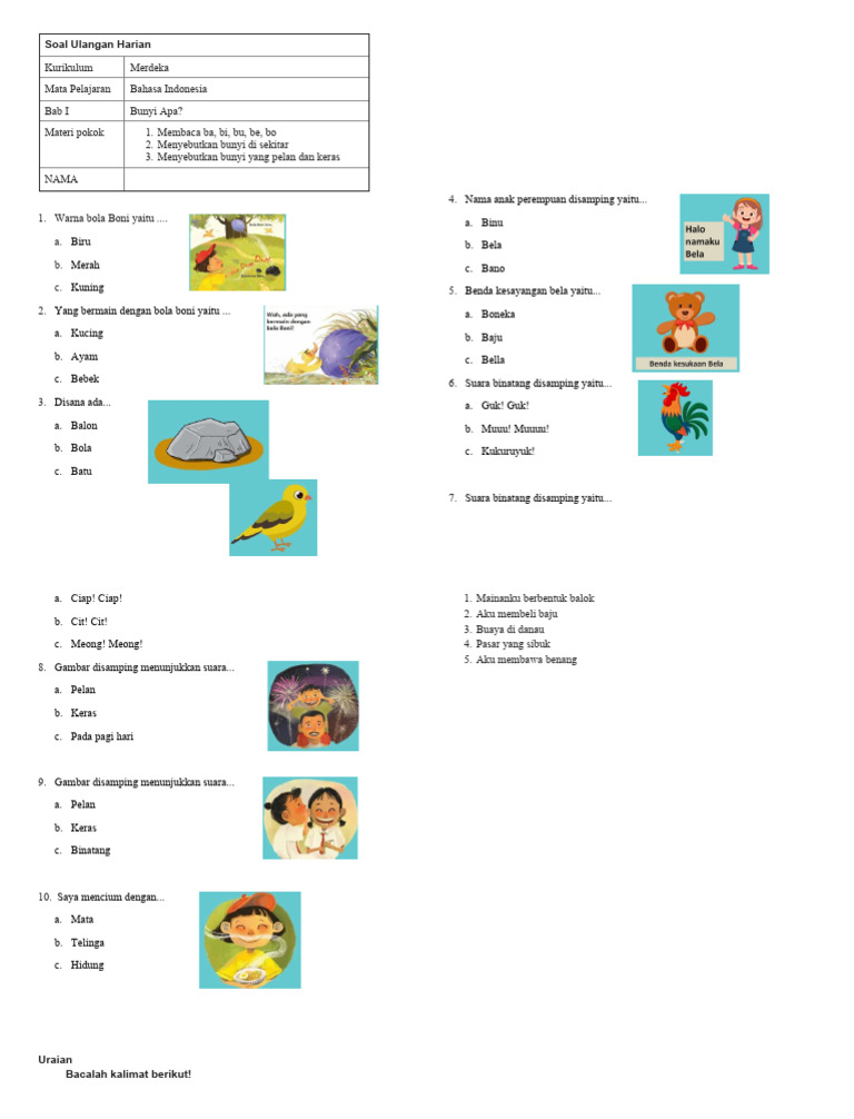 Rahasia Skor Sempurna Kerjakan Soal Bahasa Indonesia Kelas 1 Kurikulum 2013 Ini Rahasia Skor Sempurna Kerjakan Soal Bahasa Indonesia Kelas 1 Kurikulum 2013 Ini